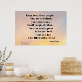 WEG HOUDEN VAN MENSEN MOTIVATIE POSTER (Keuken)