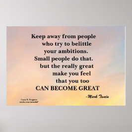 WEG HOUDEN VAN MENSEN MOTIVATIE POSTER