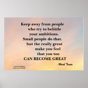 WEG HOUDEN VAN MENSEN MOTIVATIE POSTER