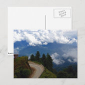 Weg in Bhutan Briefkaart (Voorkant / Achterkant)