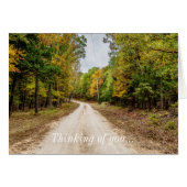 Weg in de seizoenen: denk aan je Kaart (Voorkant Horizontaal)