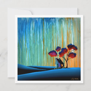 Weg in de vallei - Mini Print