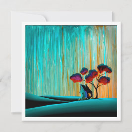 Weg in de vallei - Mini Print