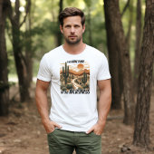 Weg in de wildernis Christelijke mannen T-shirt