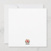 Weg in een kribbe Kerstmis Feestdagenkaart (Achterkant)