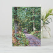 Weg in het herfstbos, Saint Germain Forest Kaart (Staand voorkant)