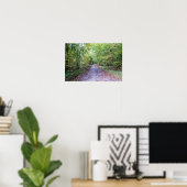 Weg in het herfstbos, Saint Germain Forest Poster (Thuiskantoor)