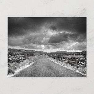 Weg in Rainstorm Briefkaart