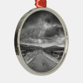 Weg in Rainstorm Metalen Ornament (Rechts)