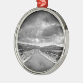 Weg in Rainstorm Metalen Ornament (Links)