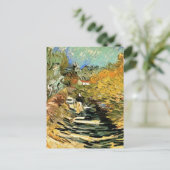 Weg in St Remy met Afbeelding van Vincent van Gogh Briefkaart (Staand voorkant)