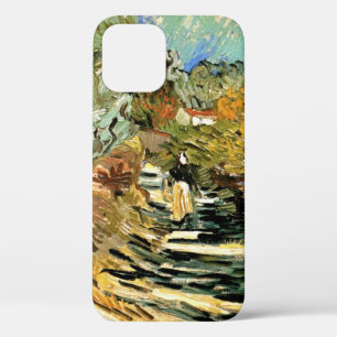 Weg in St Remy met Afbeelding van Vincent van Gogh iPhone 12 Hoesje