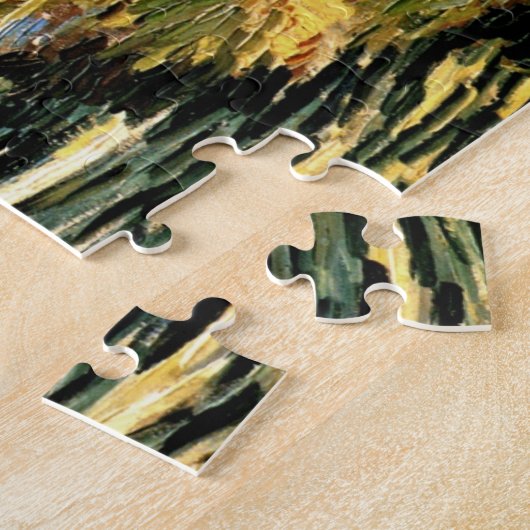 Weg in St Remy met Afbeelding van Vincent van Gogh Legpuzzel (Zijkant)