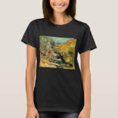 Weg in St Remy met Afbeelding van Vincent van Gogh T-shirt (Voorkant)