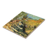 Weg in St Remy met Afbeelding van Vincent van Gogh Tegeltje (Zijkant)