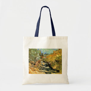 Weg in St Remy met Afbeelding van Vincent van Gogh Tote Bag