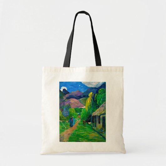 Weg in Tahiti, Gauguin Tote Bag (Voorkant)
