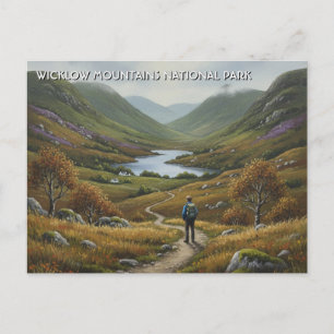 Weg in Wicklow Mountains National Park Ierland Briefkaart