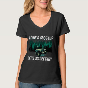 Weg is gesloten Laten we gaan kijken waarom 4x4 Wh T-shirt