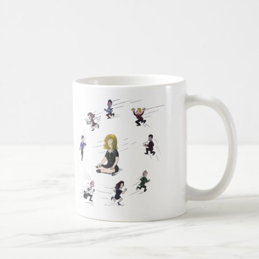 Weg je ergens rond? koffiemok (Rechts)