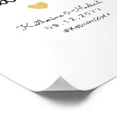 Weg je weddenschap op of schaar je voor je bord poster (Hoek)