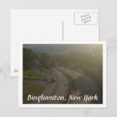 Weg, lente briefkaart (Voorkant / Achterkant)