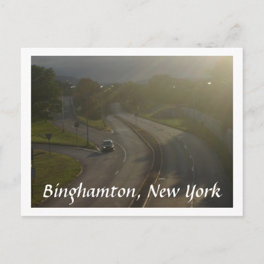 Weg, lente briefkaart (Voorkant)