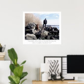 weg maar nooit vergeten poster (Thuiskantoor)