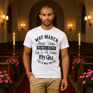 Weg Maken Belofte Houder Licht Duisternis Aanbiddi T-shirt