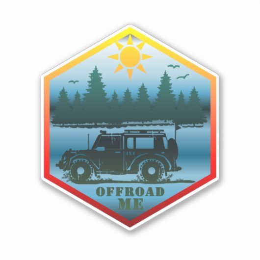 WEG ME UIT DE WEG STICKER (Voorkant)