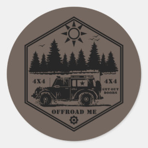 WEG ME Wilderness Bb Classic Round Sticker