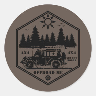 WEG ME Wilderness Bb Classic Round Sticker