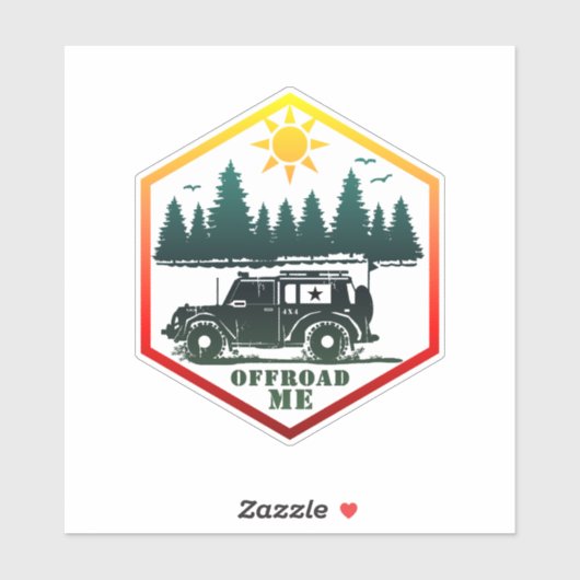 WEG ME Wilderness Sticker (Vel)