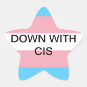 Weg met CIS Ster Sticker (Voorkant)