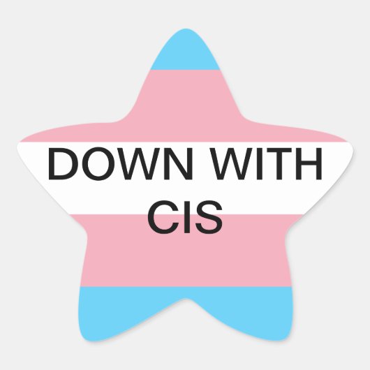 Weg met CIS Ster Sticker (Voorkant)
