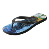 Weg met Cypress en Star (1890) Van Gogh Unisex Teenslippers (Schuin)