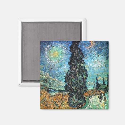 Weg met Cypress en Star Magneet (Voorkant / Achterkant)