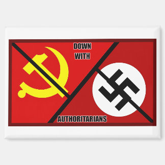 Weg met de autoritairen magneet