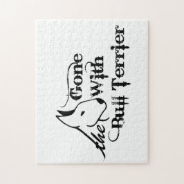 Weg met DE BULL TERRIER hondenliefhebbers Legpuzzel
