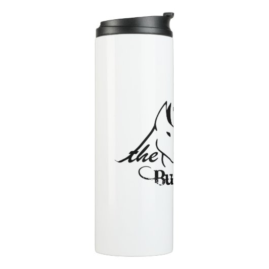 Weg met DE BULL TERRIER hondenliefhebbers Thermosbeker (Gedraaid links)