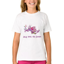 "Weg met de feeën" Meisjes T-Shirt