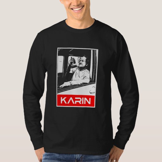 Weg met de vee ridder Karin Fox Fish T-shirt (Voorkant)