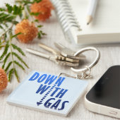 Weg met gas sleutelhanger (Voorkant Rechts)