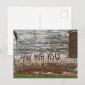 Weg met jou briefkaart (Voorkant / Achterkant)