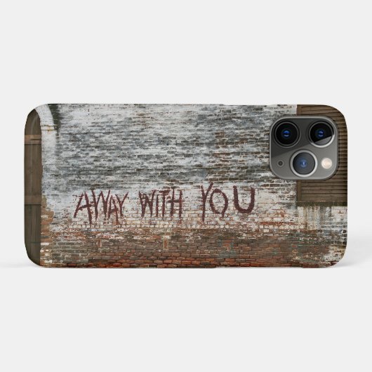 Weg met Jou Case-Mate iPhone Case (Achterkant (horizontaal))