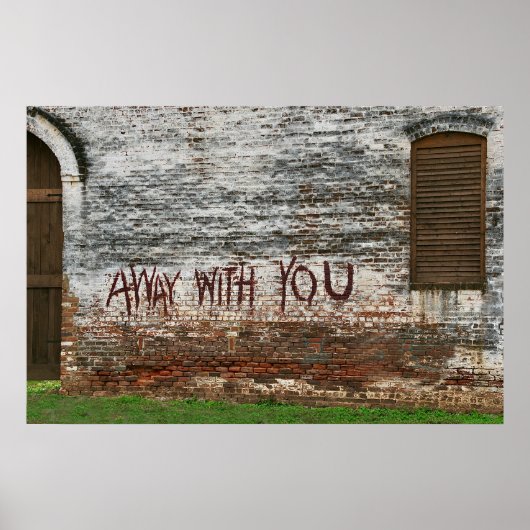 Weg met Jou Poster (Voorkant)