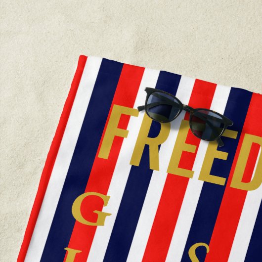 Weg met me Bon Voyage Party Beach-handdoek Strandlaken (In situ)