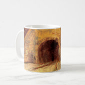 Weg met onderdoorgang Viaduct door Vincent van Gog Koffiemok (Voorkant links)