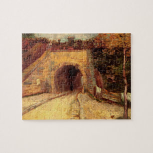 Weg met onderdoorgang Viaduct door Vincent van Gog Legpuzzel
