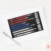 Weg met Poetin Antiwar Peace Ukraine Rechthoekige Sticker (Envelop)